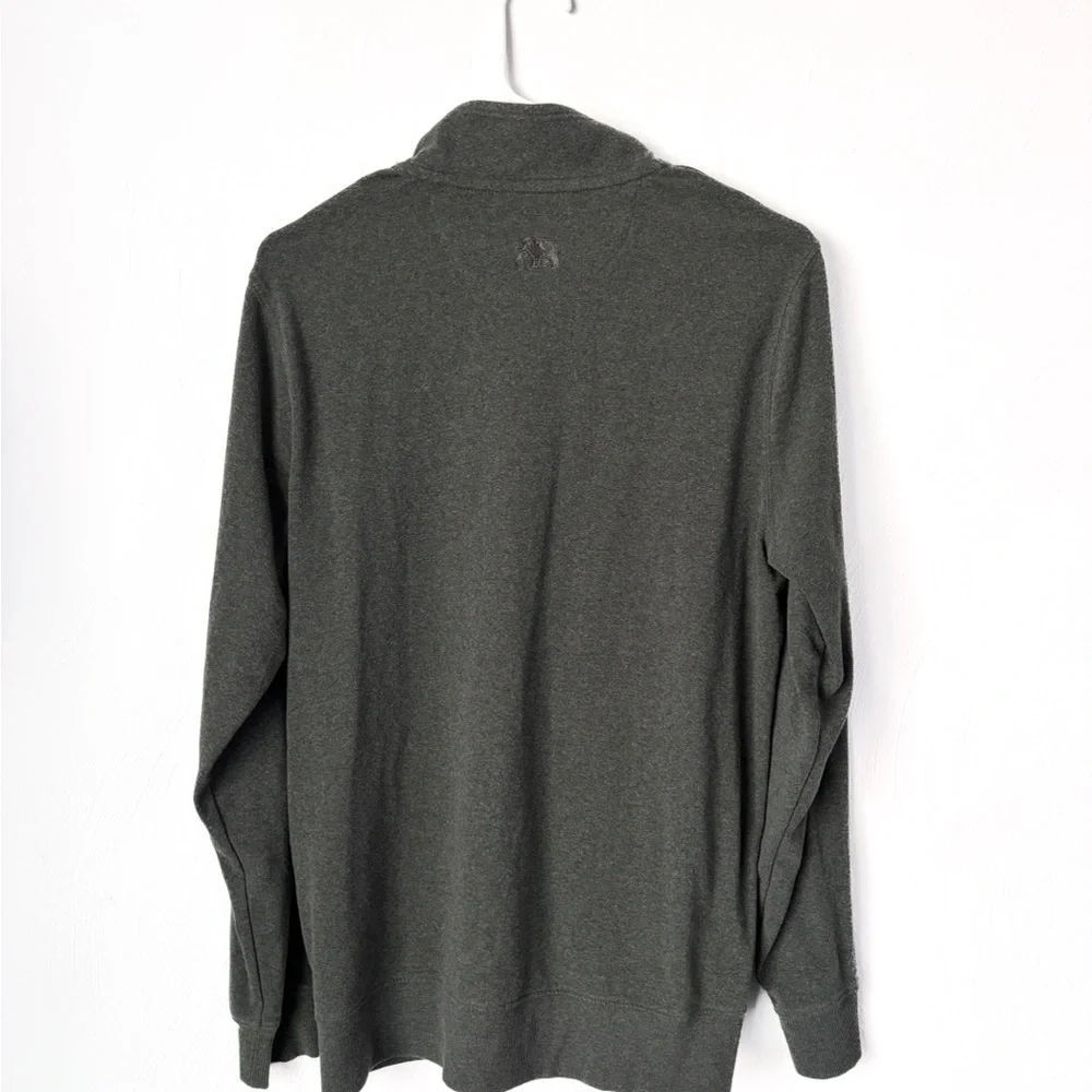 The Normal Brand Puremeso Weekend Quarter Zip in Olive